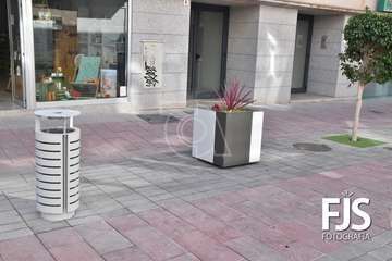 El Cabildo supervisa la finalización de las obras de mejora en la Zona Comercial Abierta de Los Llanos/Francisco Javier Santana.